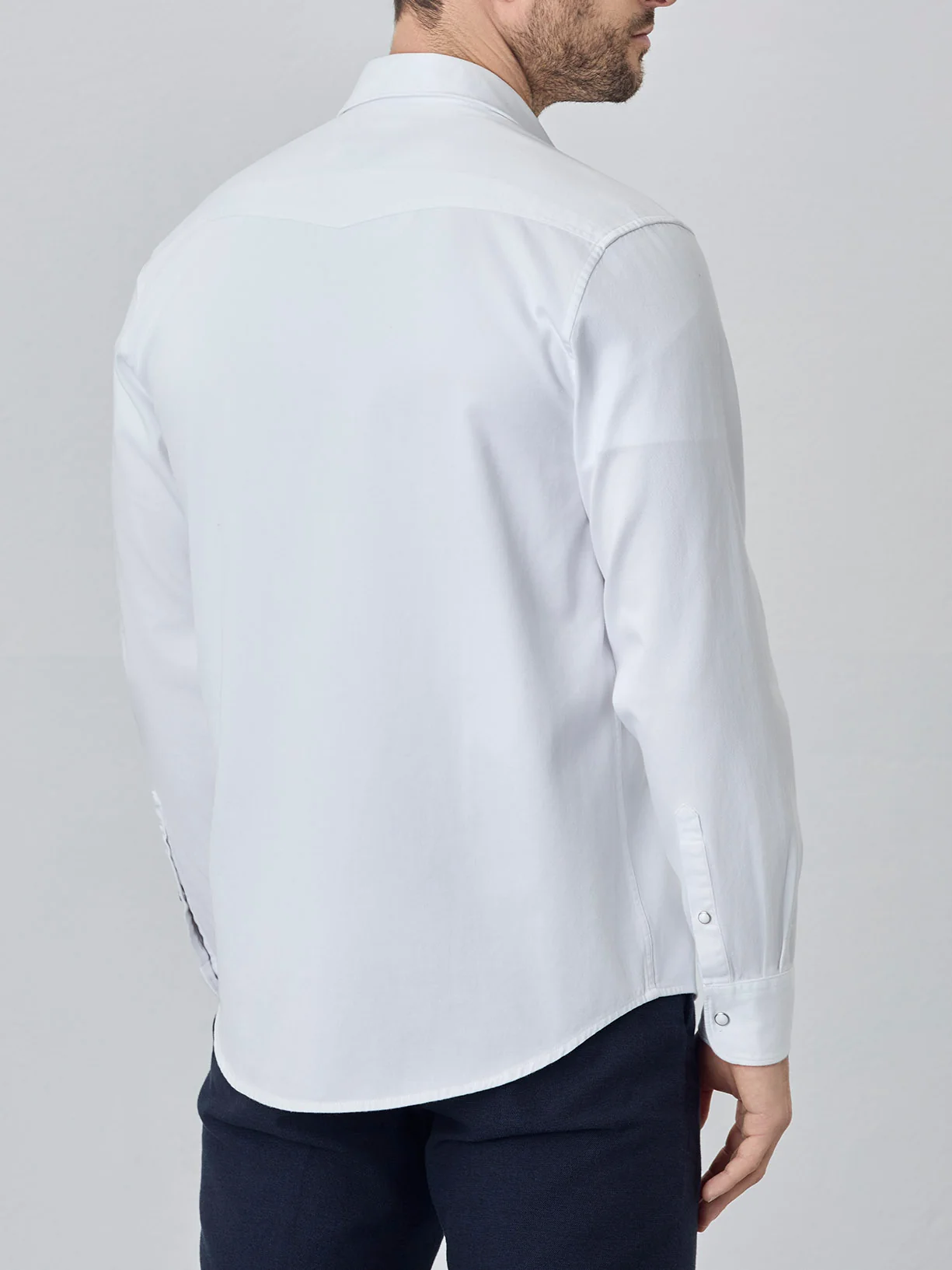 Relaxed fit western twill shirt - Image 7